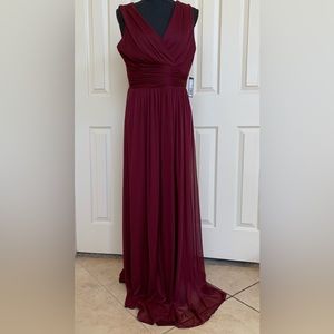 Onyx Nite Merlot maxi dress